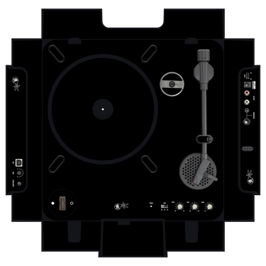 dj-skins Numark PT 01 Skin BLACK aka ORIGINAL